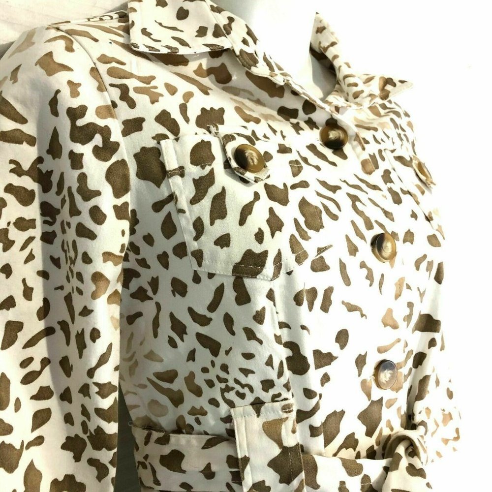 FINAL SUSAN BRISTOL PETITE Animal Print Suit Jacket - Picture 4 of 4